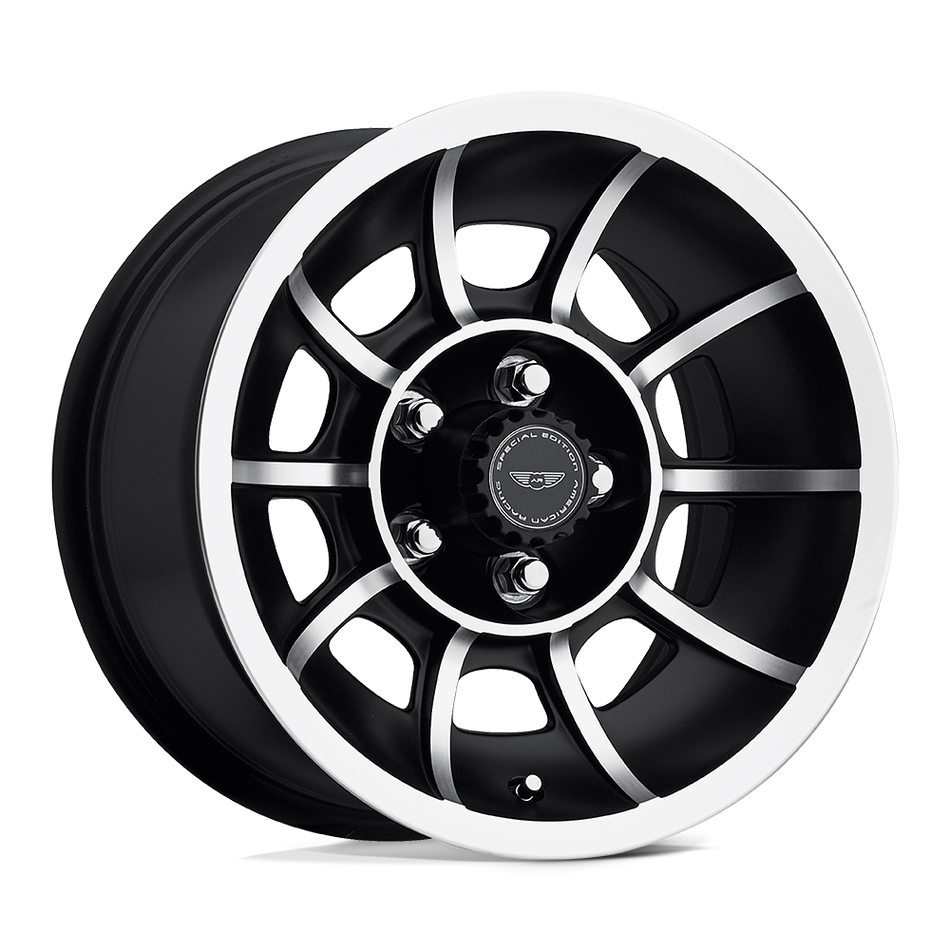 American Racing Vintage VN47 VECTOR Satin Black Machined Wheel
