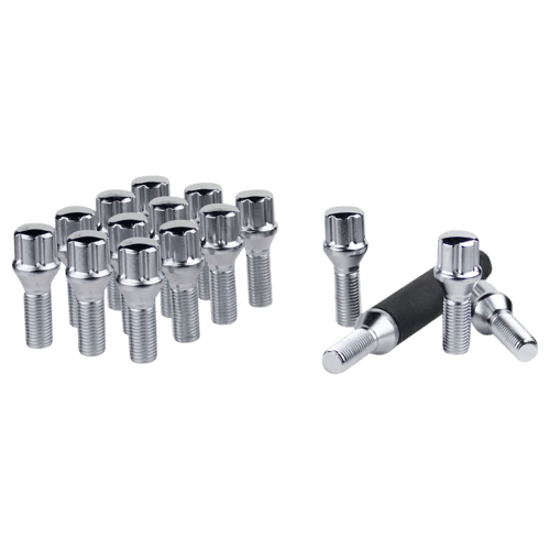 SPLINE LUG BOLT 12-1.50 32MM CHR BULK