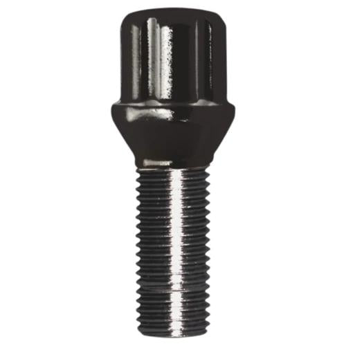 SPLINE LUG BOLT 12-1.50 32MM BLK BULK