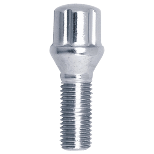SPLINE LUG BOLT 12-1.25 28MM CHR BULK