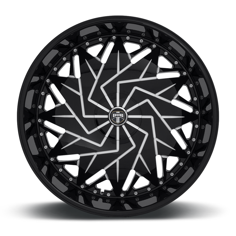 DUB DAZR CAP-GLOSS BLK MIL