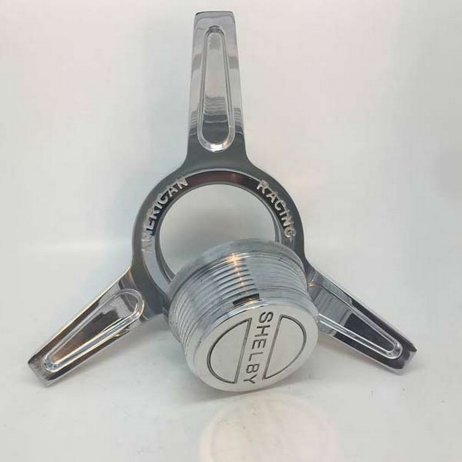 AR CAP SPINNER ALUM 2PC - AR LOGO