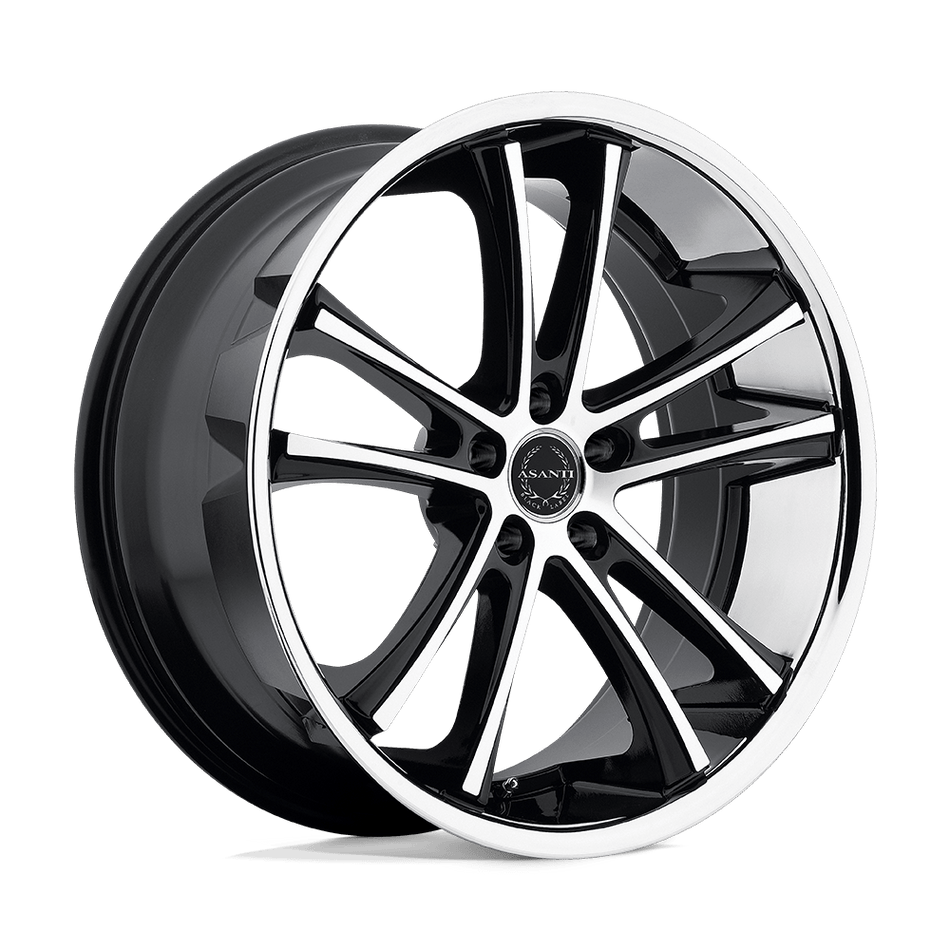 Asanti Black ABL-1 PEGASI Machined Black Ss Lip Wheel