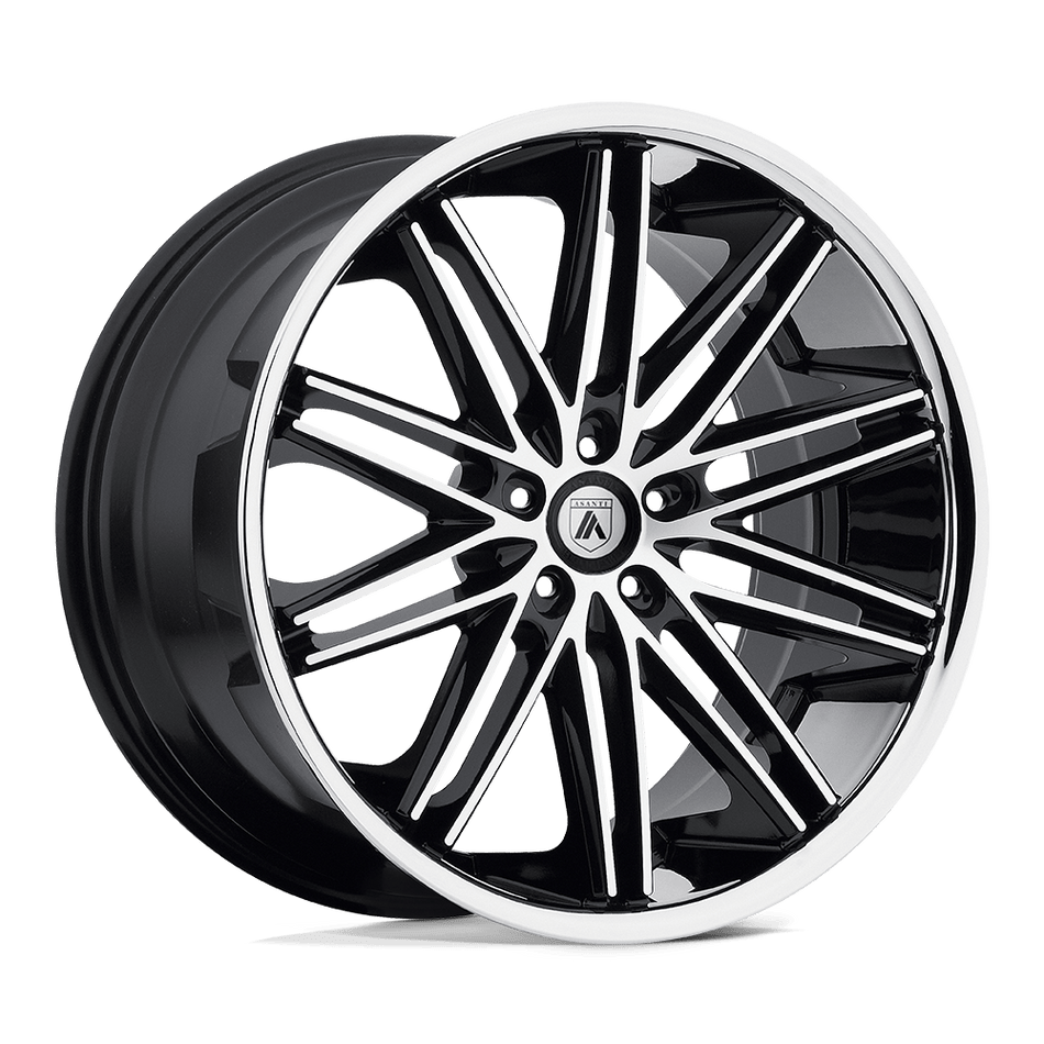 Asanti Black ABL-10 POLLUX Machined Face Ss Lip Wheel
