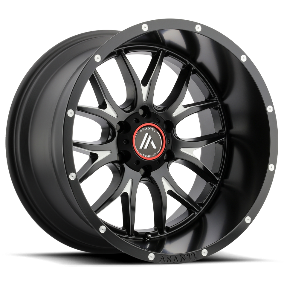 Asanti Off Road AB807 CARBINE Satin Black Milled Wheel