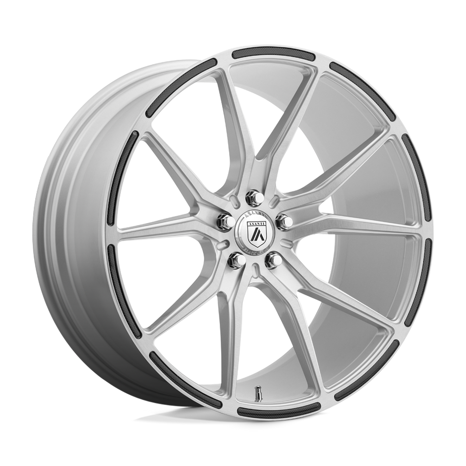Asanti Black ABL-13 VEGA Brushed Silver Carbon Fiber Insert Wheel
