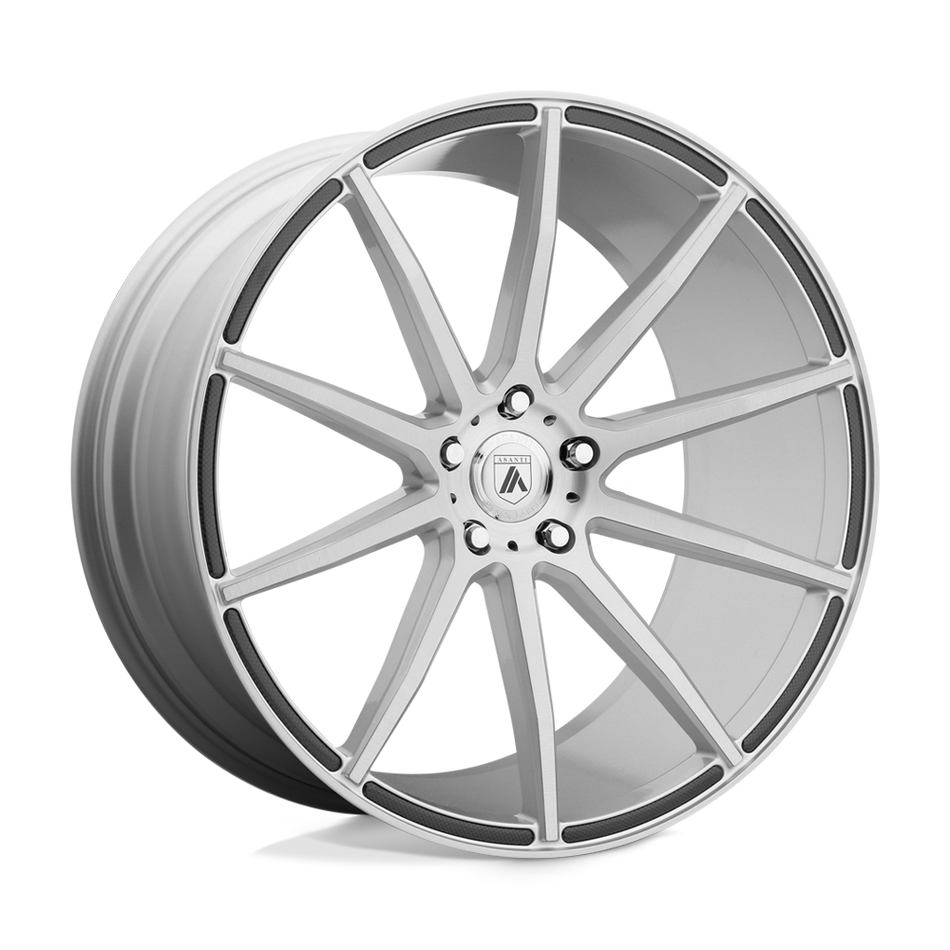 Asanti Black ABL-20 ARIES Brushed Silver Wheel
