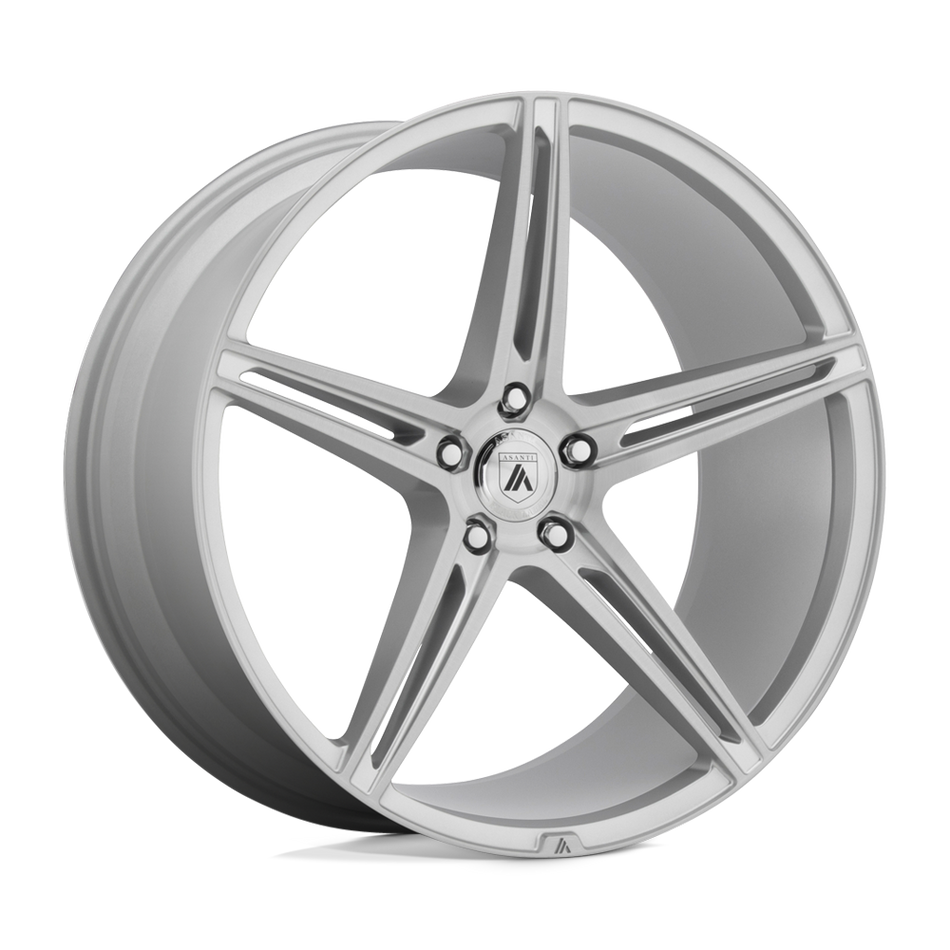 Asanti Black ABL-22 ALPHA 5 Brushed Silver Wheel