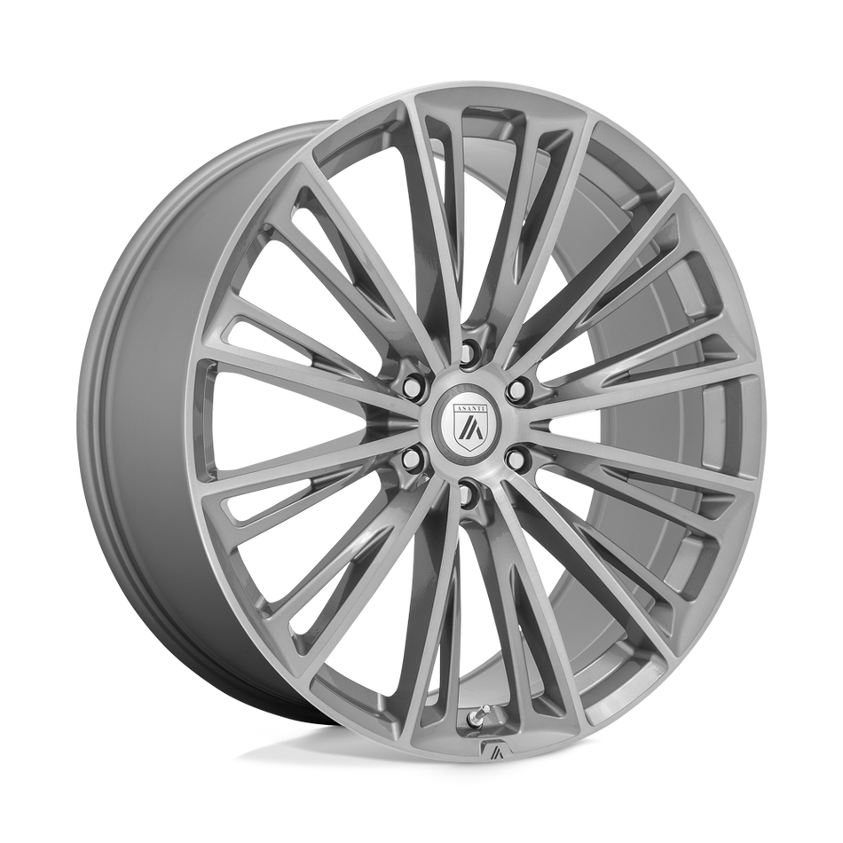 Asanti Black ABL30 CORONA TRUCK Titanium Brushed Wheel