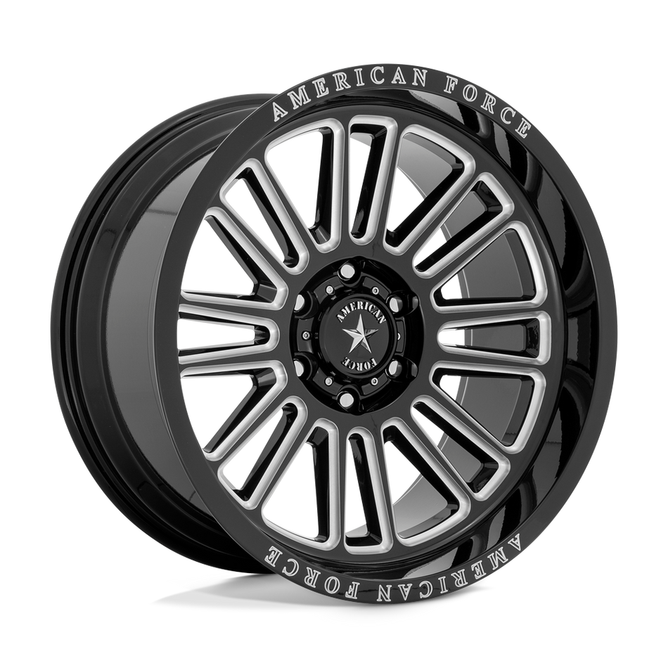 American Force Cast AC003 WEAPON Gloss Black Milled Wheel