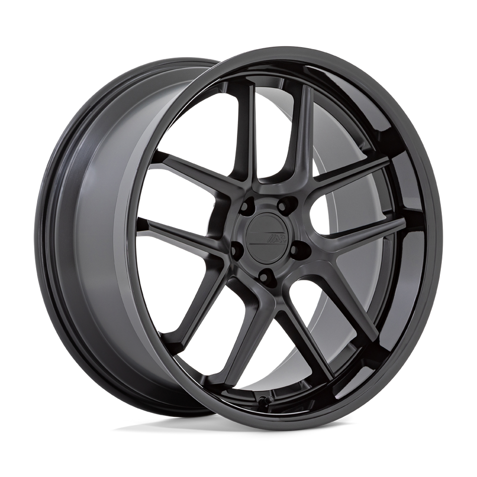 American Racing AR942 BISHOP Matte Black With Gloss Black Lip Wheel