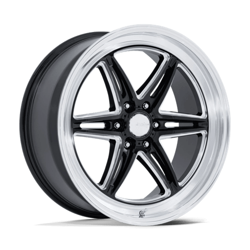 American Racing AR953 GROOVE 6 DRAG GLOSS BLACK MILLED W/ DIAMOND CUT LIP