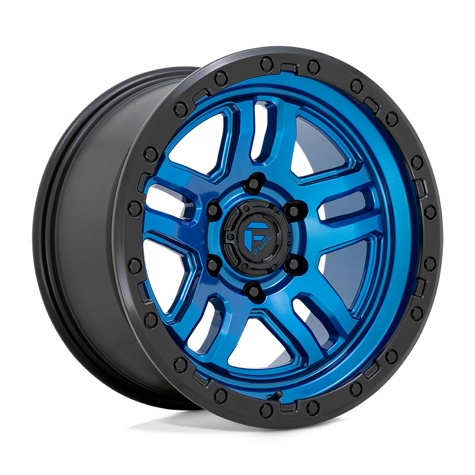 Fuel 1PC D790 AMMO Blue With Black Lip Wheel