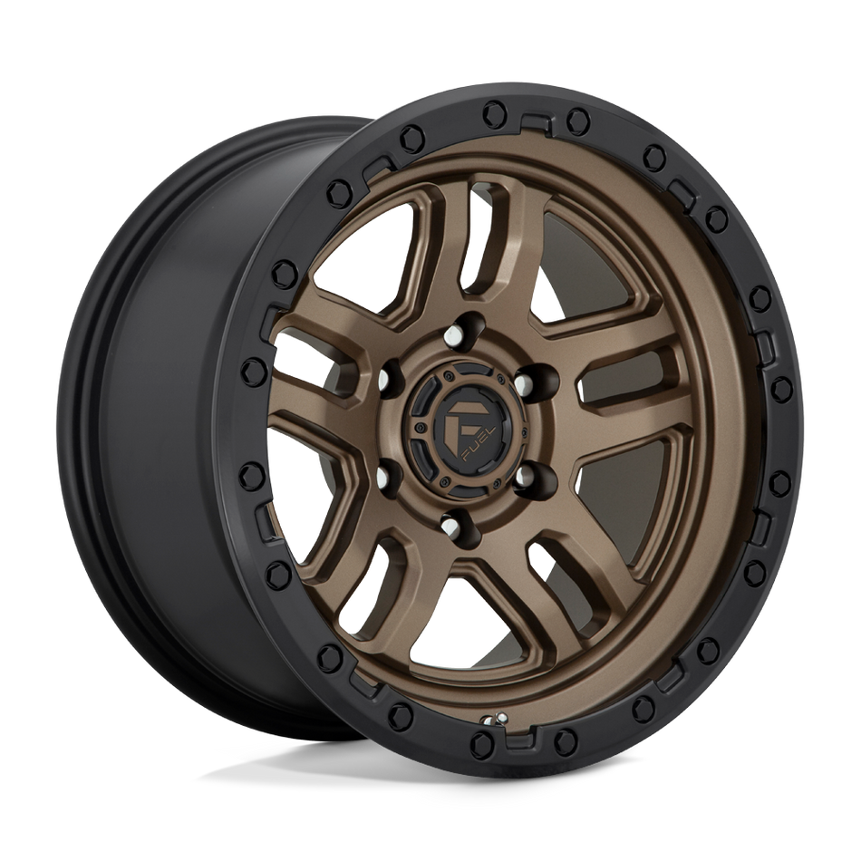 Fuel 1PC D702 AMMO Matte Bronze Black Bead Ring Wheel