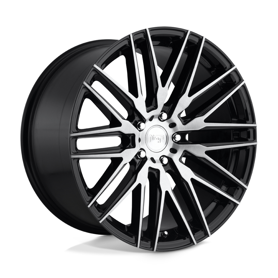 Niche 1PC M165 ANZIO Gloss Black Brushed Wheel