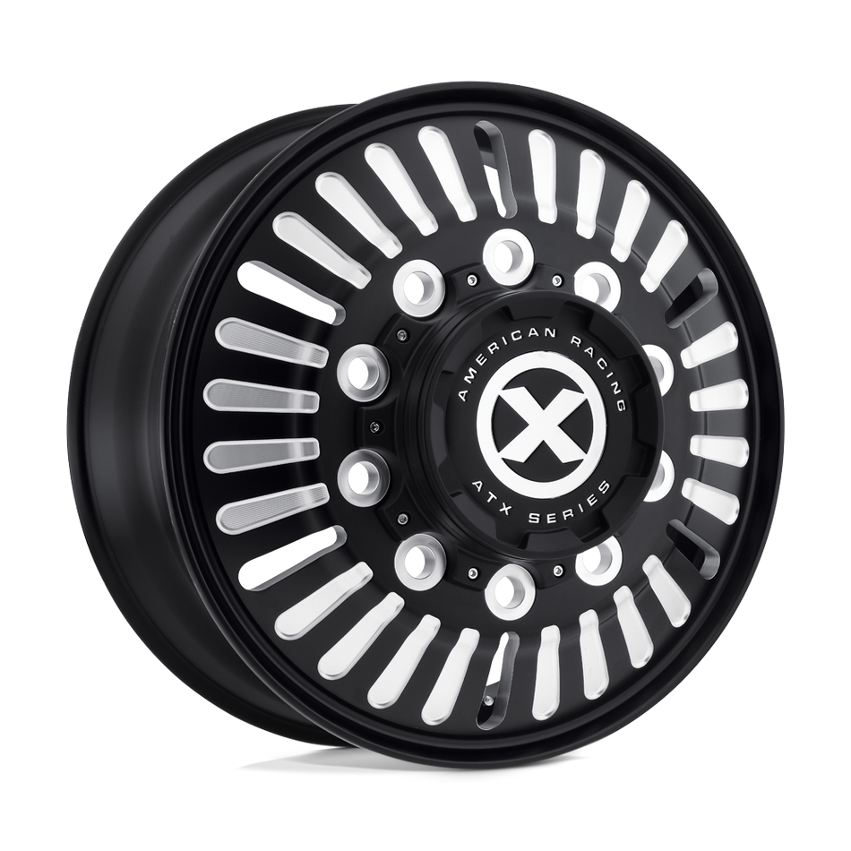 ATX AO403 ROULETTE Satin Black Milled - Front Wheel