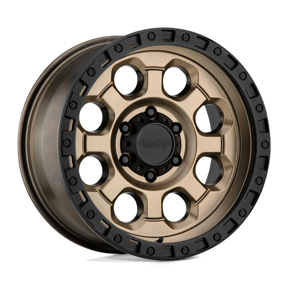 American Racing AR201 Matte Bronze Black Lip Wheel