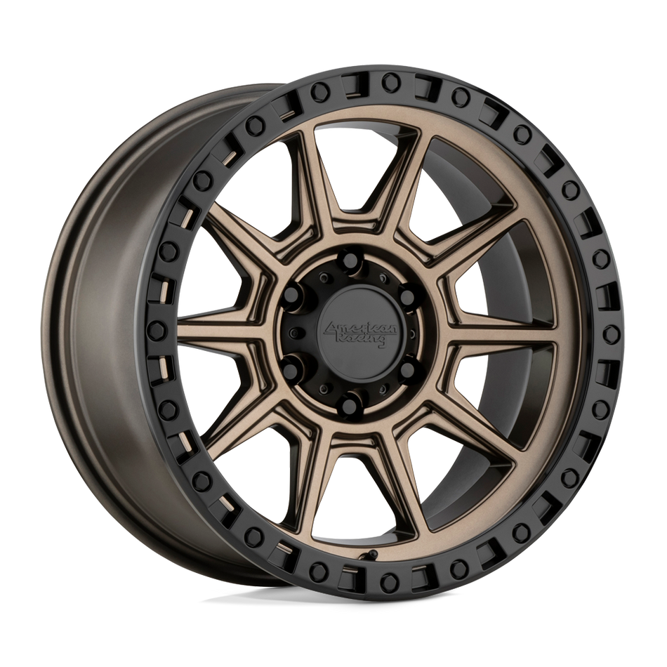 American Racing AR202 Matte Bronze Black Lip Wheel