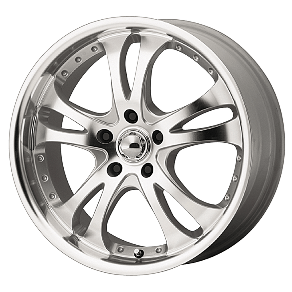 American Racing AR383 CASINO Silver Machined Wheel