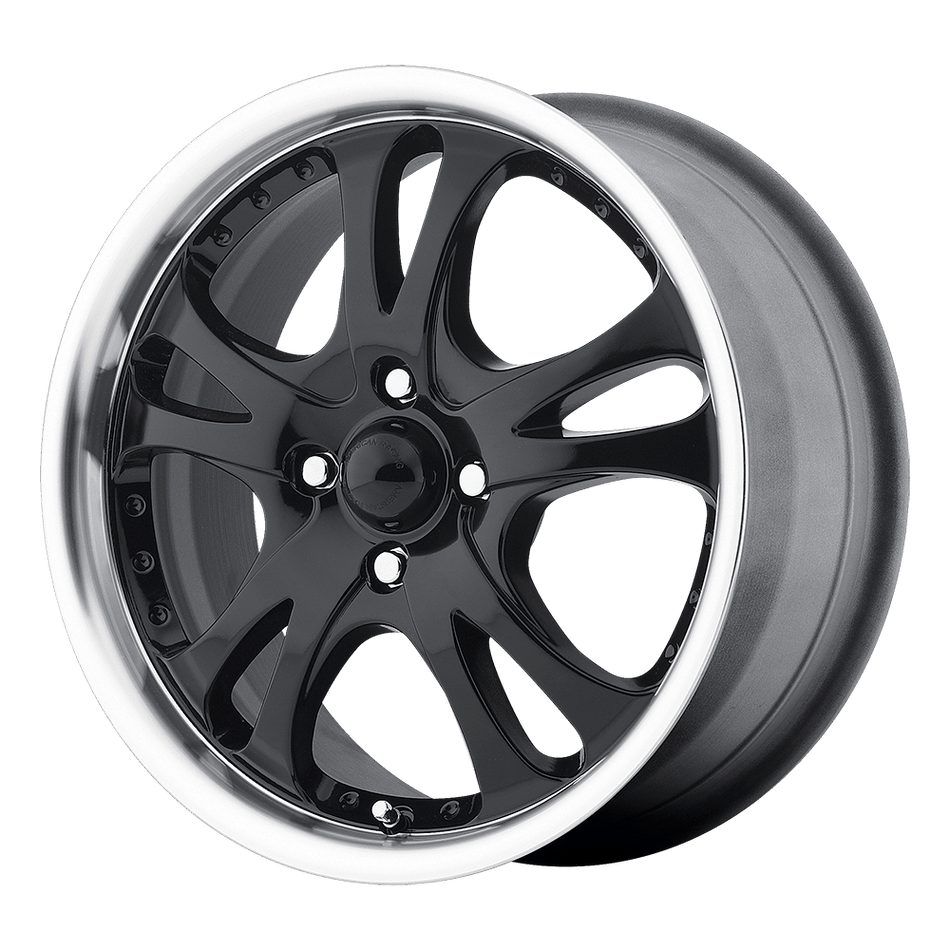 American Racing AR393 CASINO Gloss Black With Diamond Cut Lip Wheel