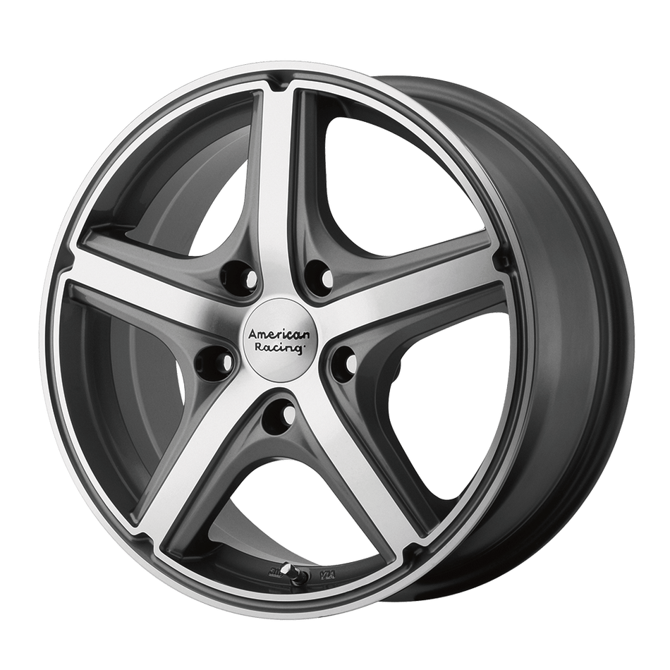 American Racing AR883 MAVERICK Anthracite Machined Wheel