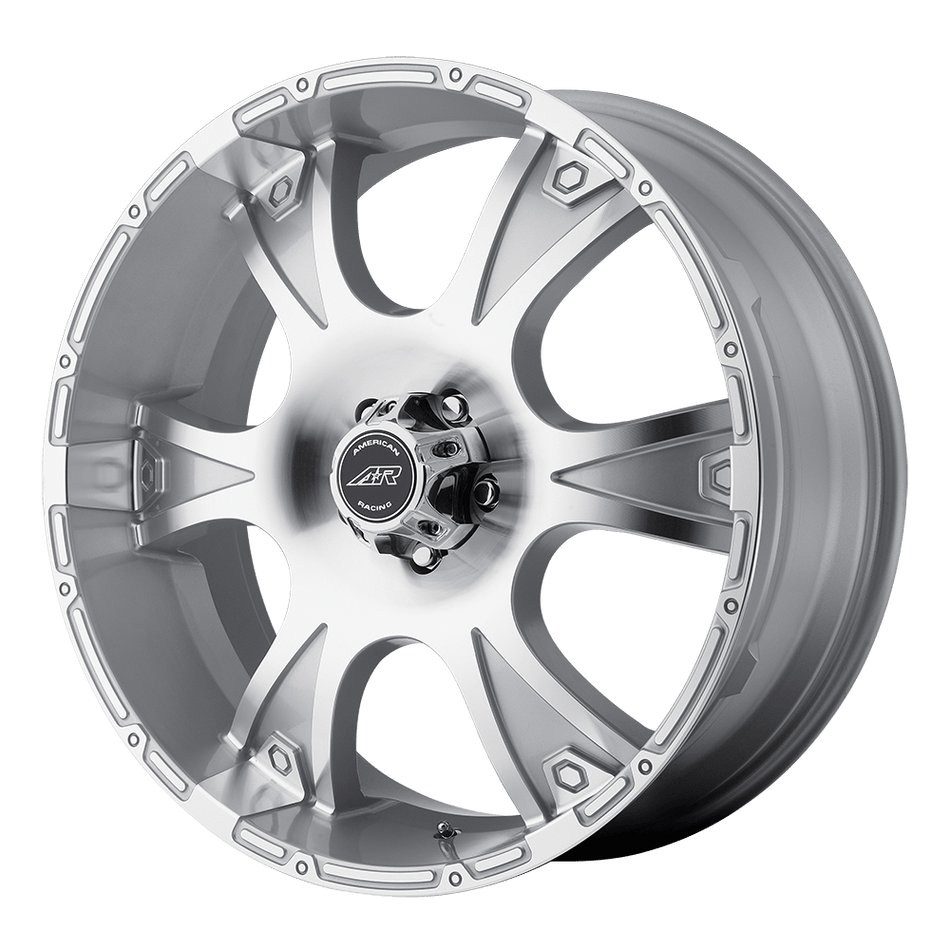 American Racing AR889 DAGGER Silver Machined Wheel