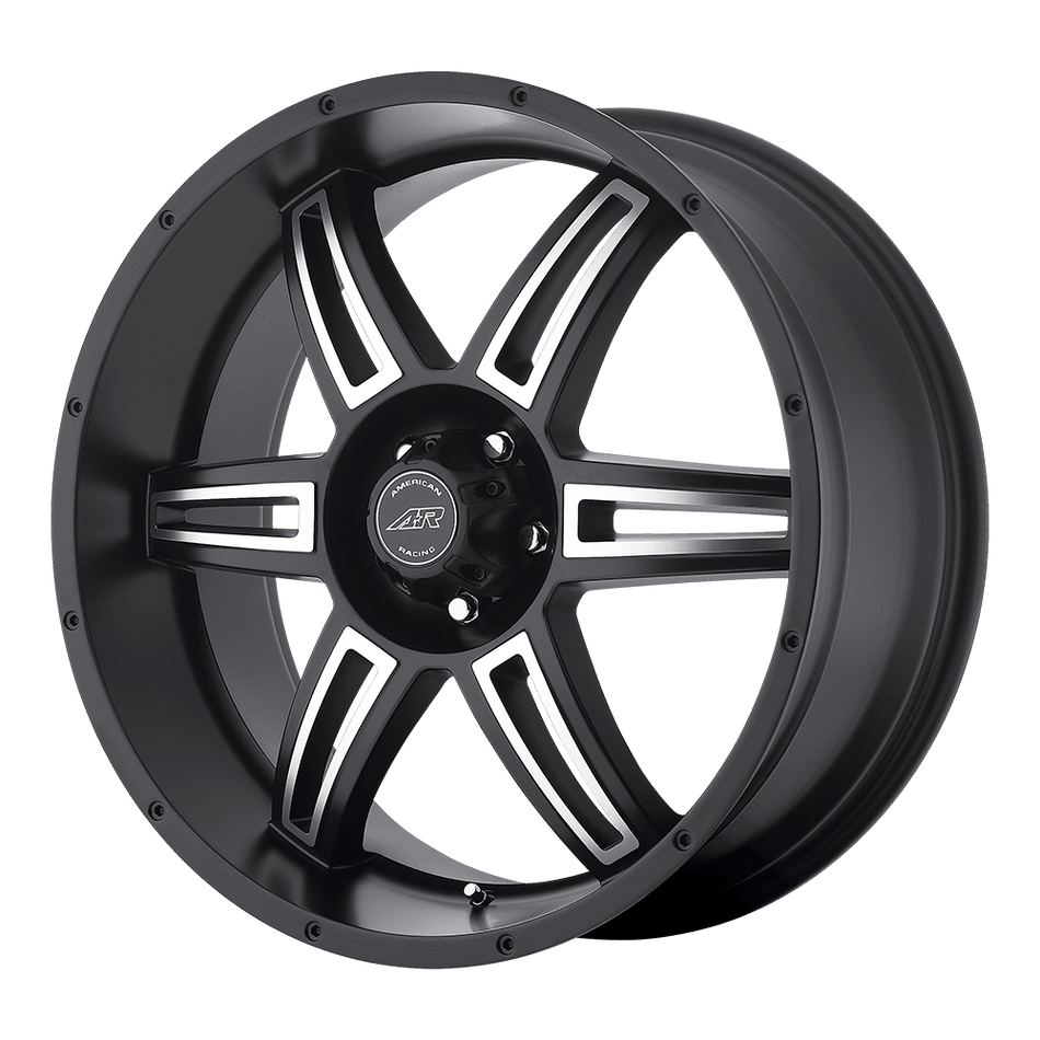 American Racing AR890 Satin Black Machined Wheel