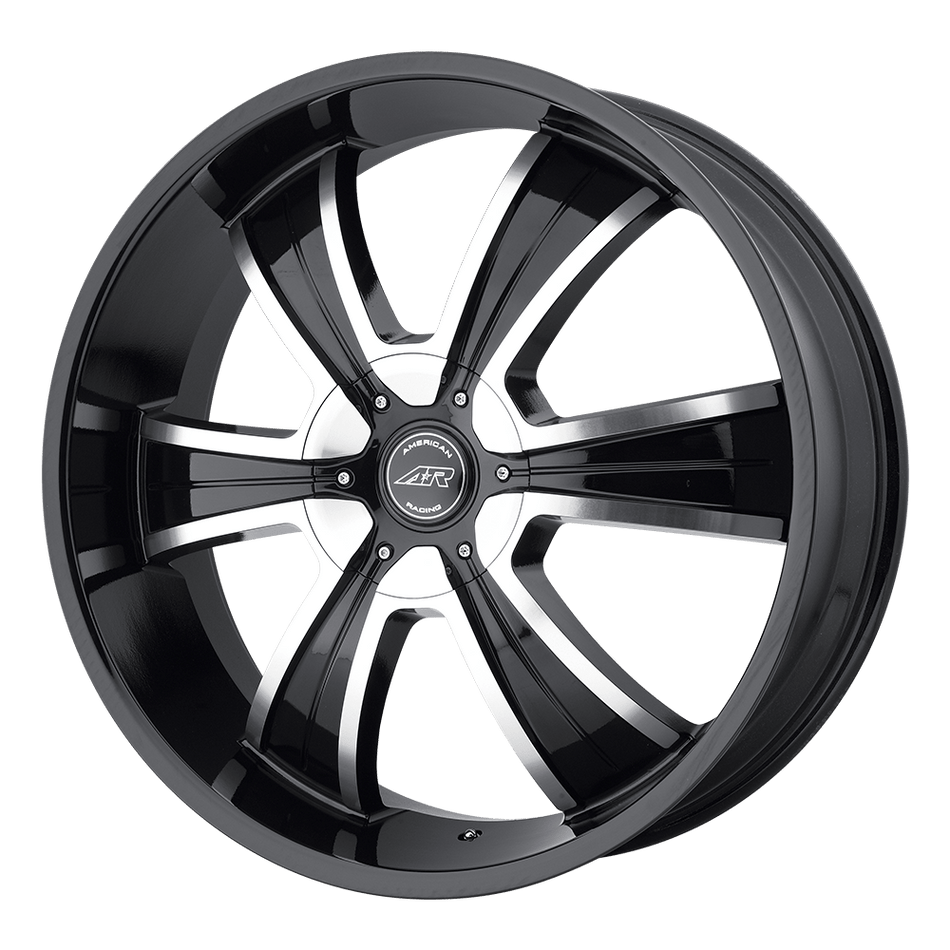 American Racing AR894 Gloss Black Machined Wheel