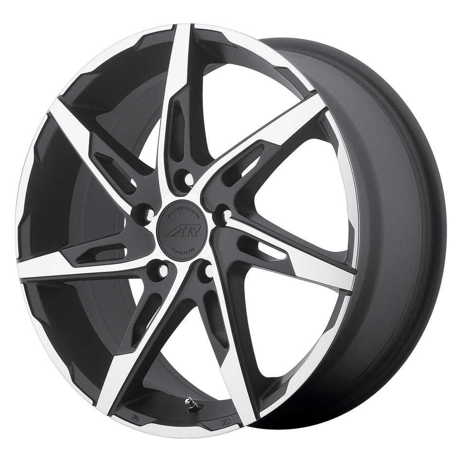 American Racing AR900 Satin Black Machined Wheel