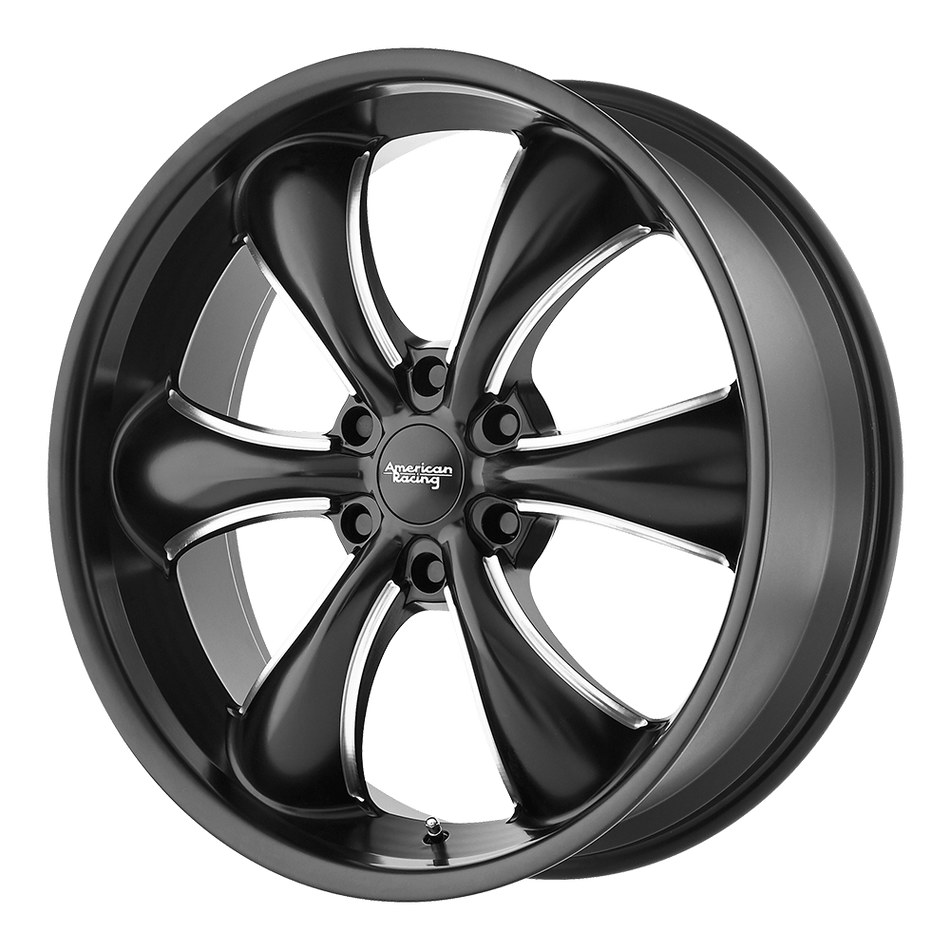 American Racing AR914 TT60 TRUCK Satin Black Milled Wheel