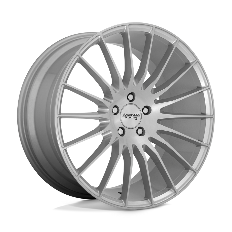 American Racing AR934 FASTLANE Brushed Silver Wheel