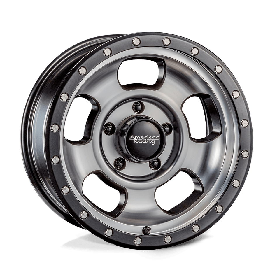 American Racing AR969 ANSEN OFFROAD Satin Black Machined Wheel