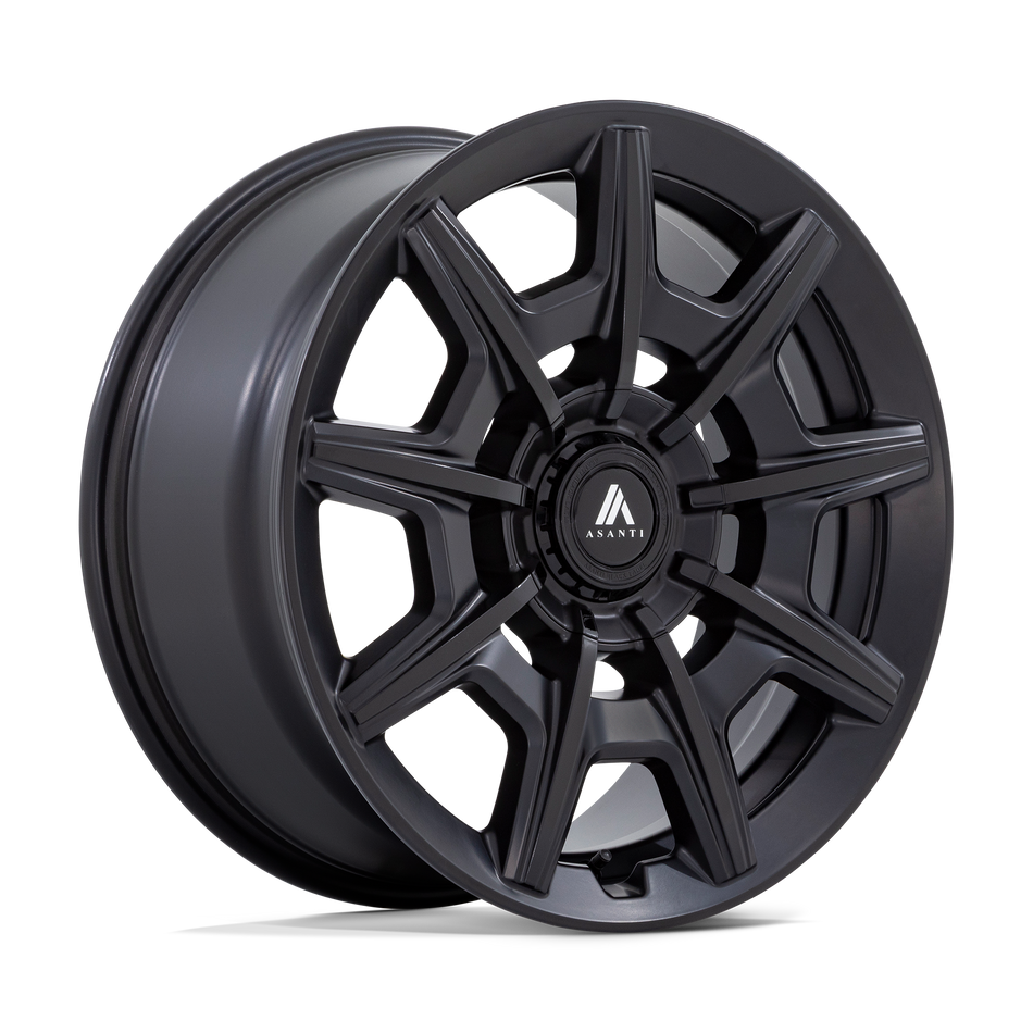 Asanti Black AB041 ESQUIRE Satin Black With Gloss Black Face Wheel