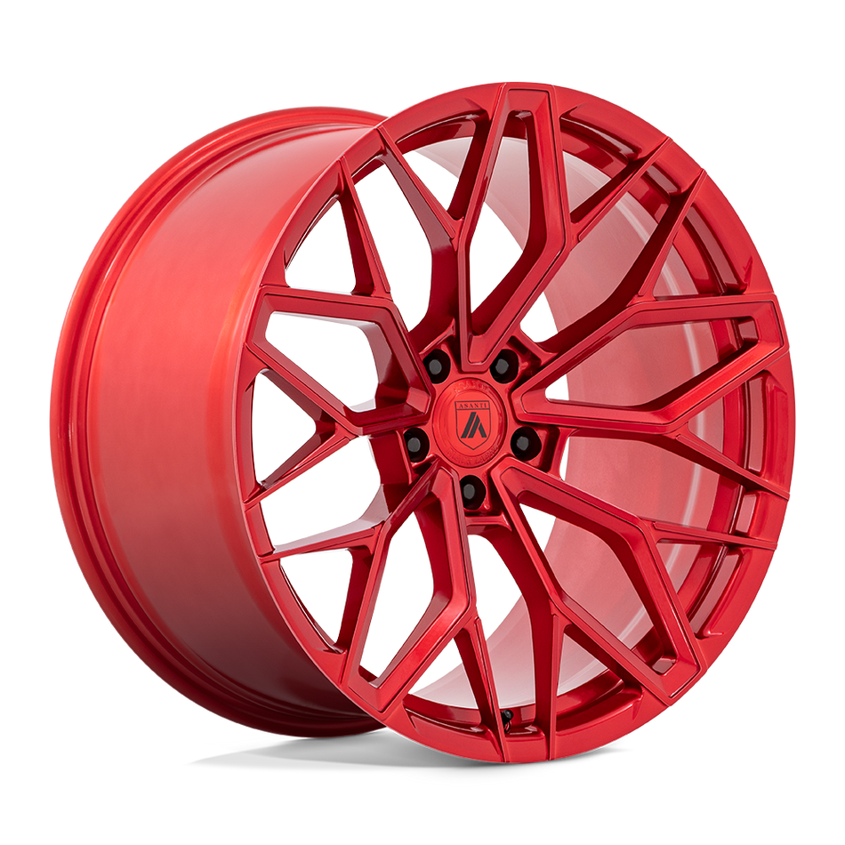 Asanti Black AB039 MOGUL 5 Candy Red Wheel
