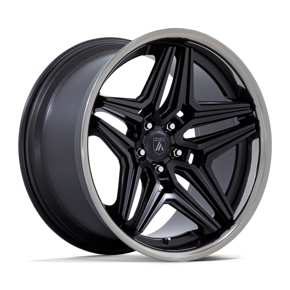 Asanti Black AB046 DUKE Satin Black With Ddt Lip Wheel