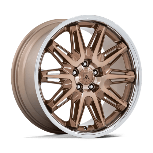 Asanti Black AB047 IMPERATOR BRONZE MACHINED W/ STAINLESS STEEL LIP