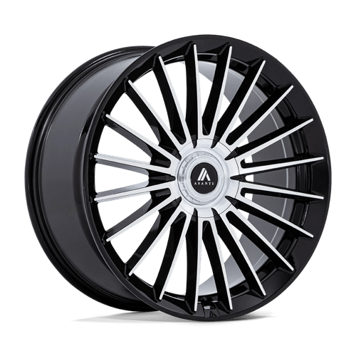 Asanti Black AB048 VICEROY GLOSS BLACK MACHINED