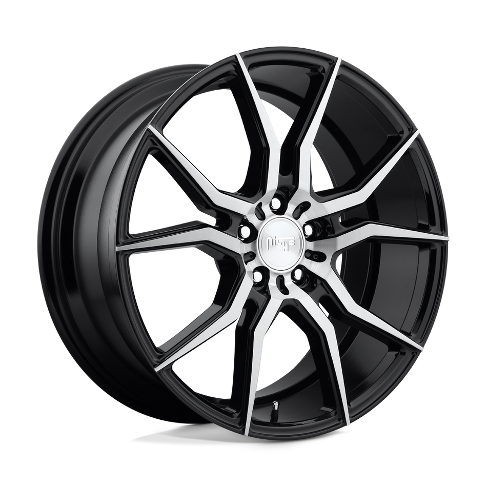 Niche 1PC M166 ASCARI Gloss Black Brushed Wheel