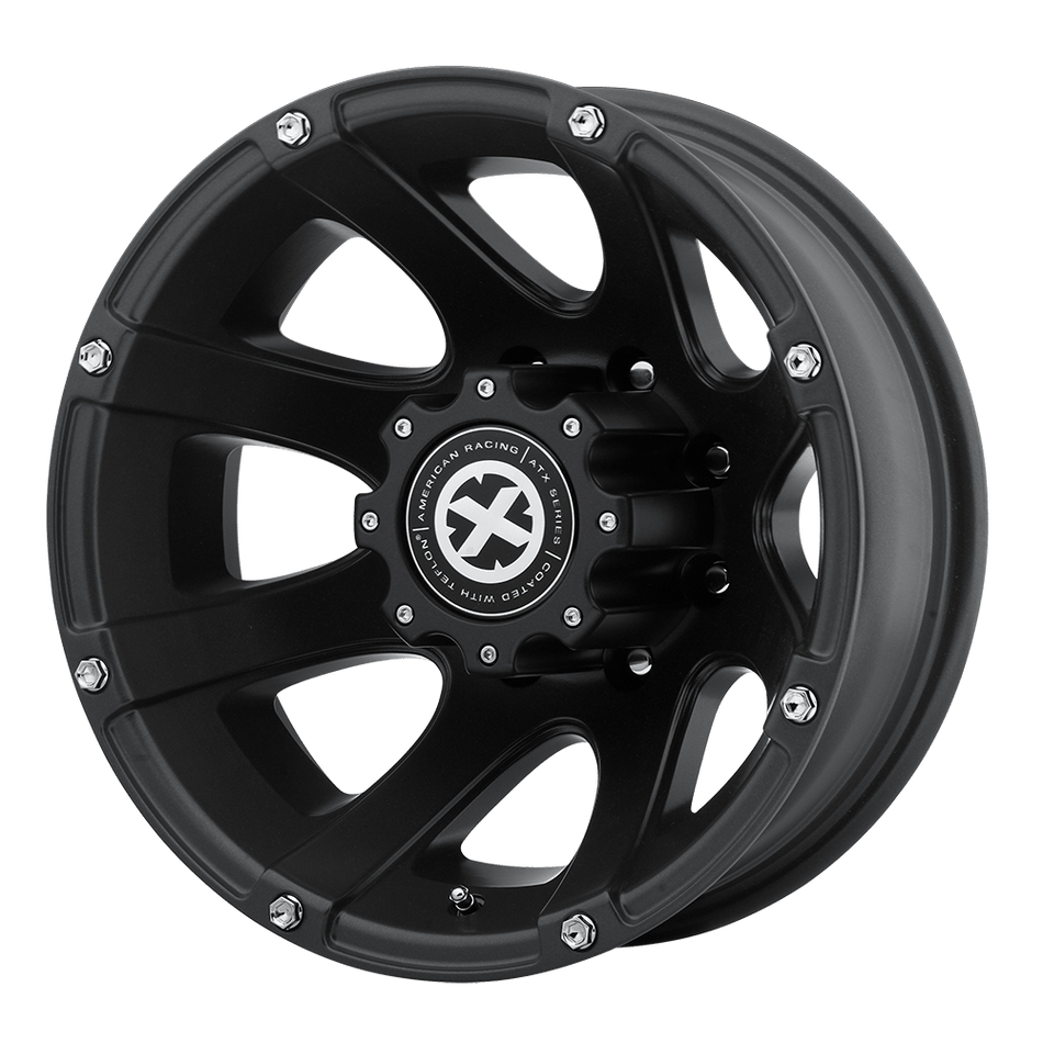 ATX Series AX189 LEDGE DUALLY Textured Black Wheel