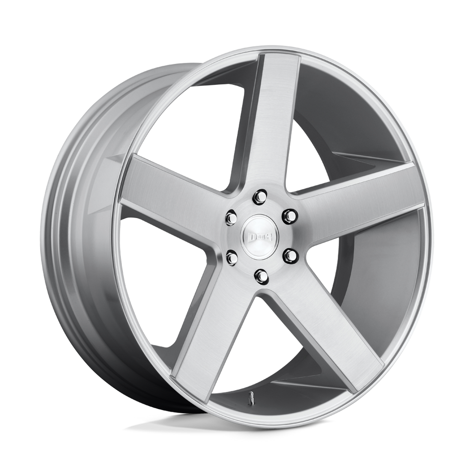 DUB 1PC S218 BALLER Gloss Silver Brushed Wheel