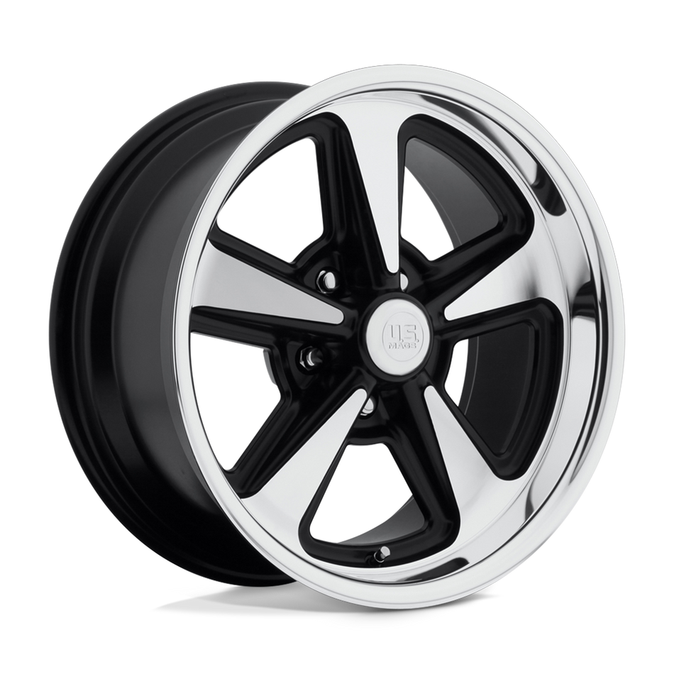 US Mag 1PC U109 BANDIT Matte Black Machined Wheel