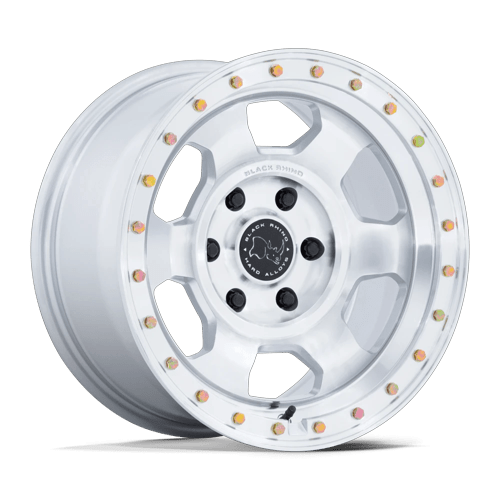 Black Rhino Hard Alloys BR029 TROOPER GLOSS SILVER W/ MACHINED FACE