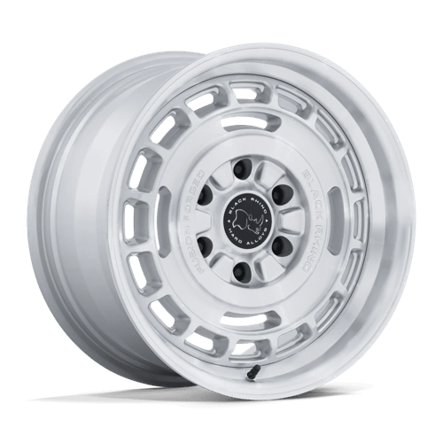Black Rhino Hard Alloys BR600 VAGABOND GLOSS SILVER W/ MACHINED FACE