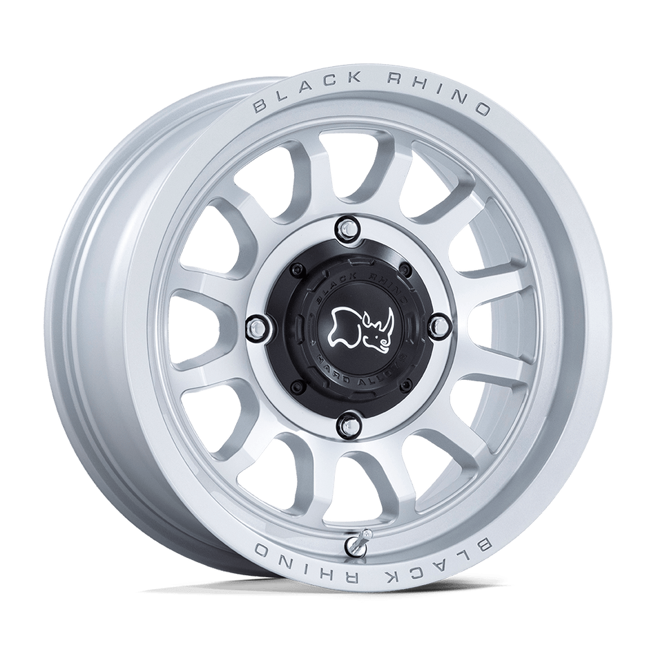 Black Rhino Hard Alloys - UTV RAPID UTV Hyper Silver With Machined Face Wheel