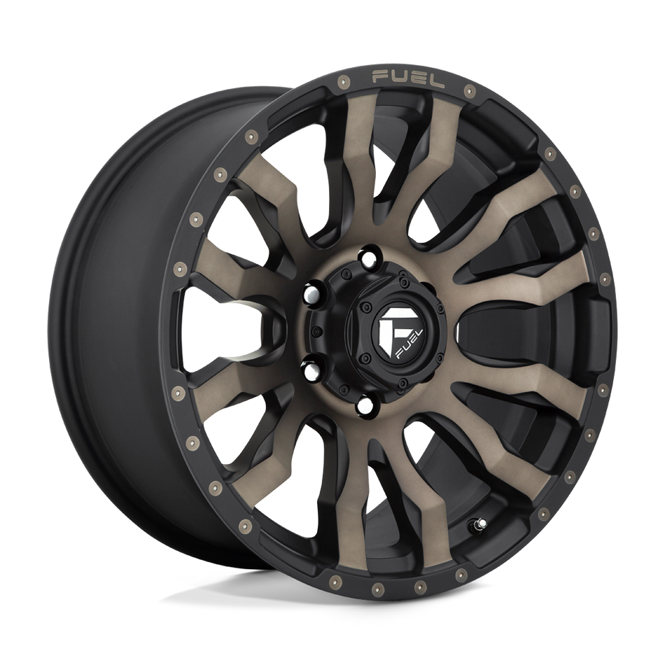 Fuel 1PC D674 BLITZ Matte Black Double Dark Tint Wheel