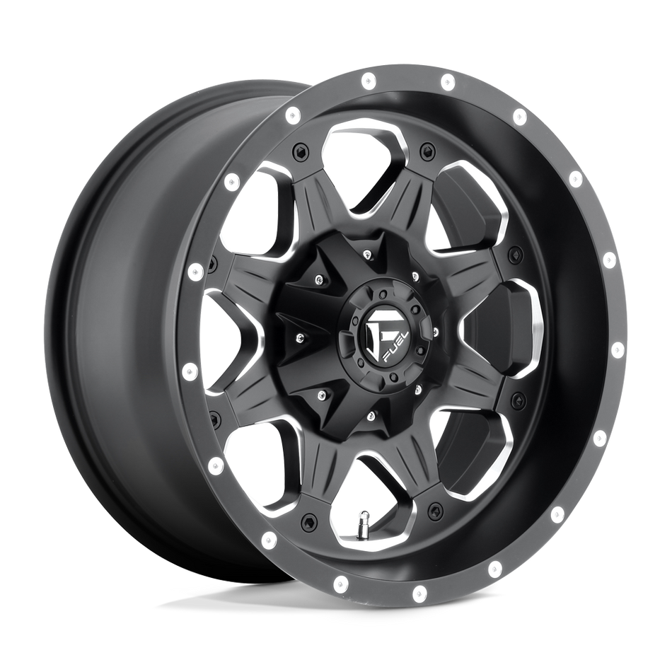 Fuel 1PC D534 BOOST Matte Black Milled Wheel
