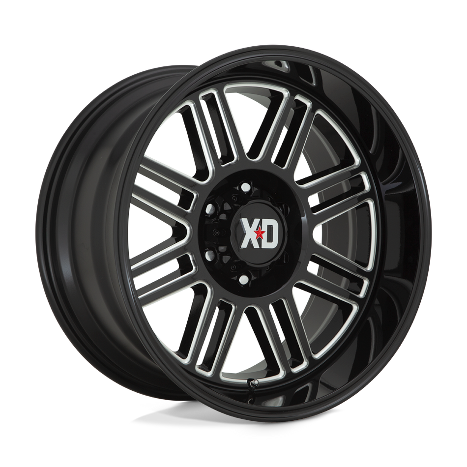 XD XD850 CAGE Gloss Black Milled Wheel