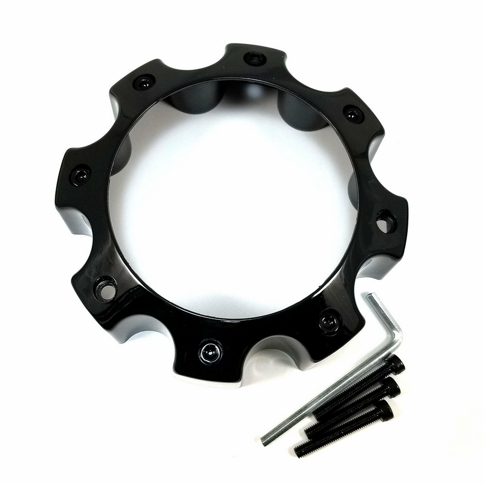 OPEN END 8X170 CAP - GLOSS BLACK