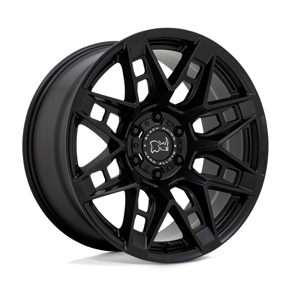 Black Rhino Hard Alloys CAPROCK Matte Black Wheel