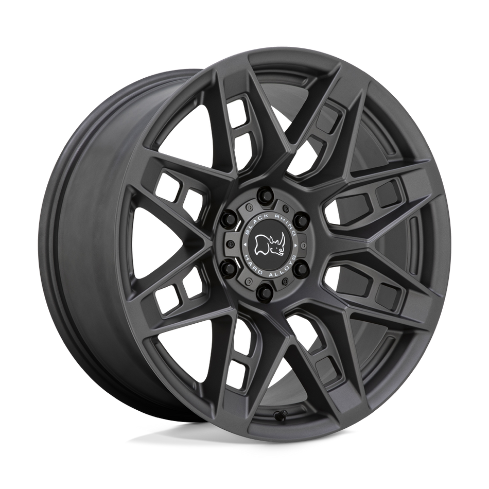 Black Rhino Hard Alloys CAPROCK Matte Gunmetal Wheel